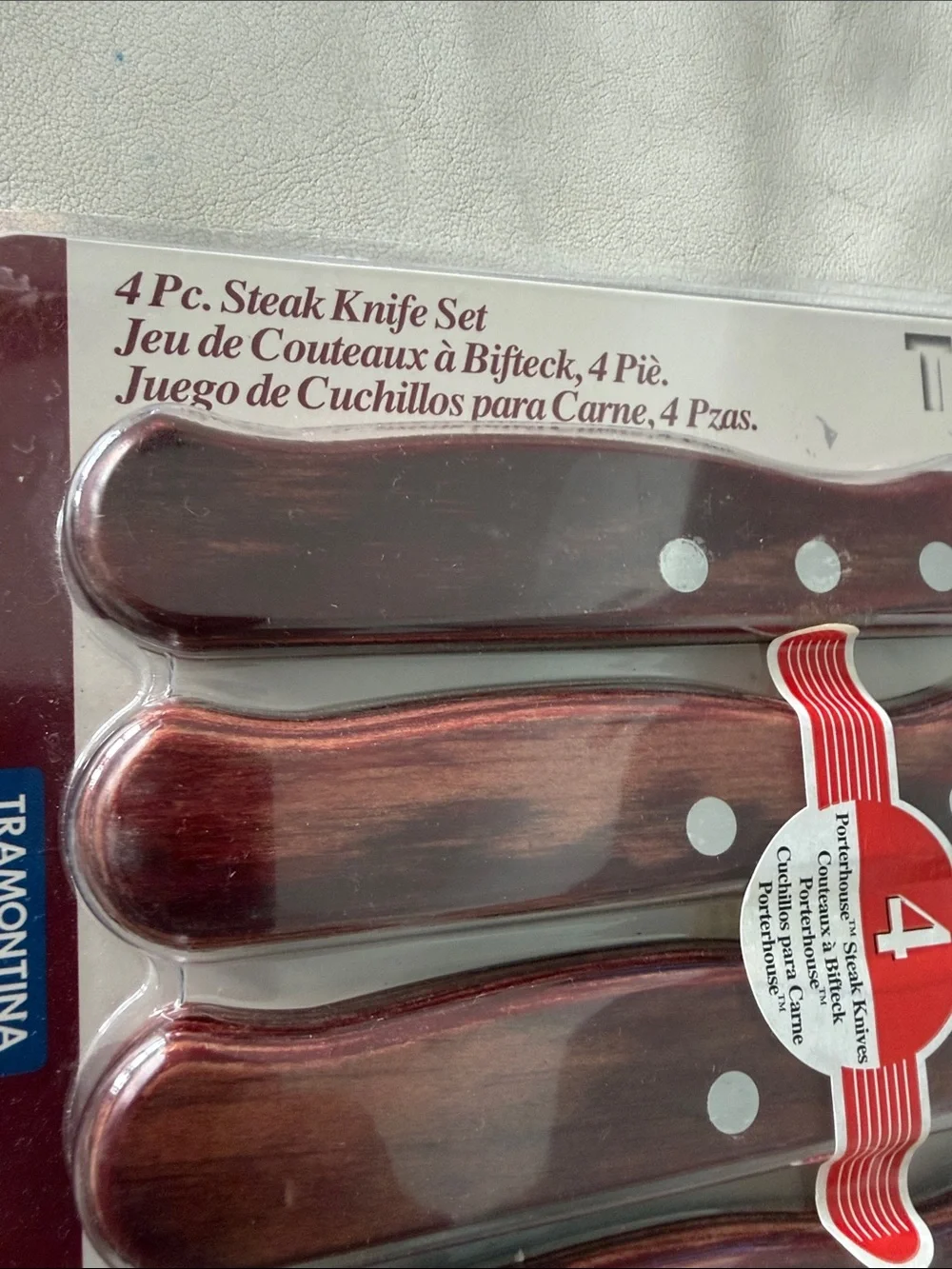 NIP TRAMONTINA PORTERHOUSE FOUR STEAK KNIFES